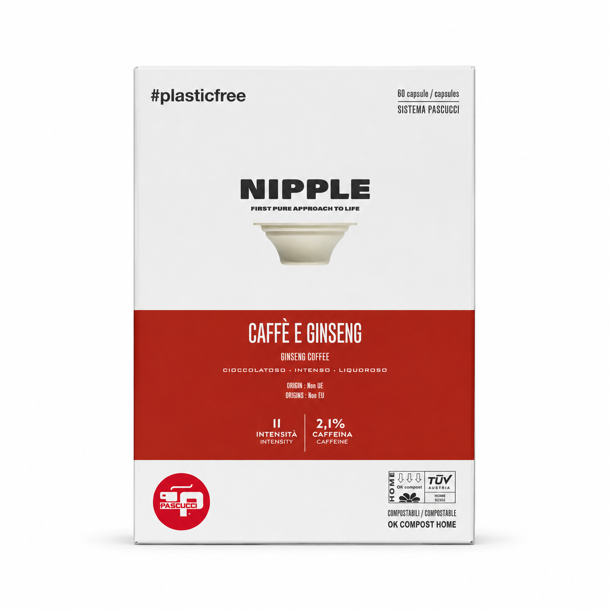 CAFEA & GINSENG 2.1  ÎN CAPSULA NIPPLE (60 BUC) – Costul unei capsule este 2.24 lei