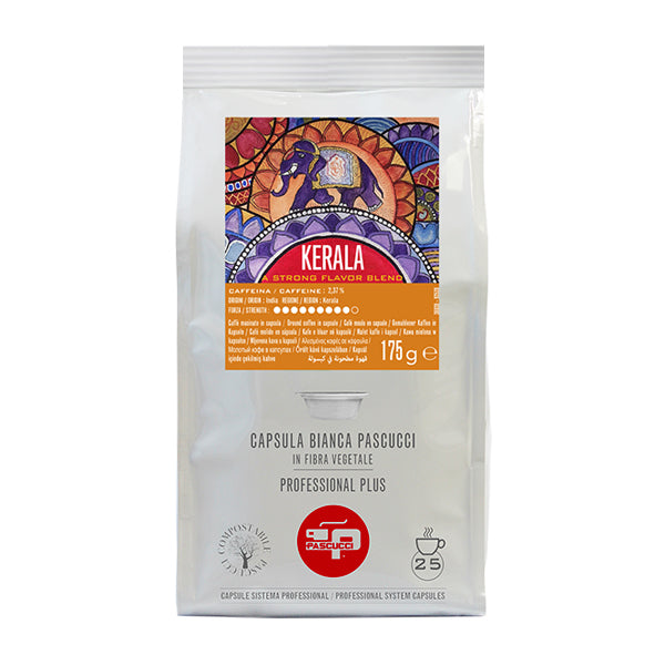 Cafea Pascucci Kerala în capsula Bianca Professional Plus | 25 capsule