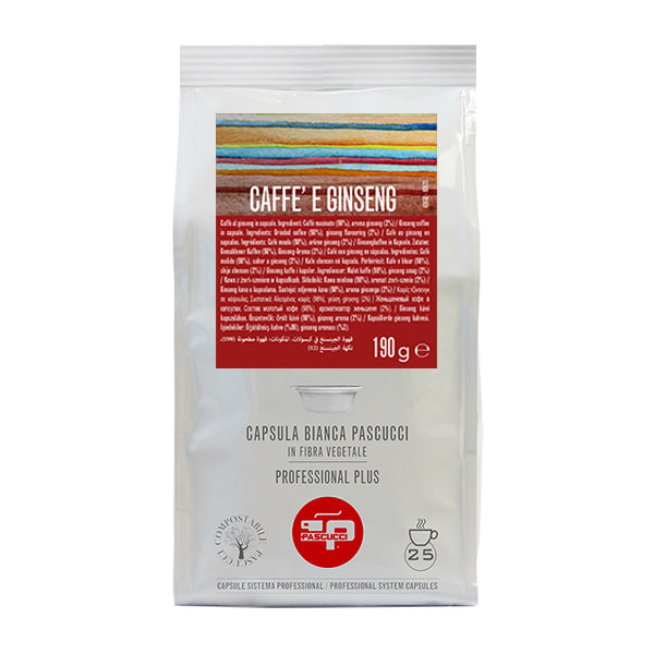 CAFEA & GINSENG ÎN CAPSULA BIANCA PROFESSIONAL PLUS (25 BUC) – COSTUL UNEI CAPSULE ESTE 3.52 LEI