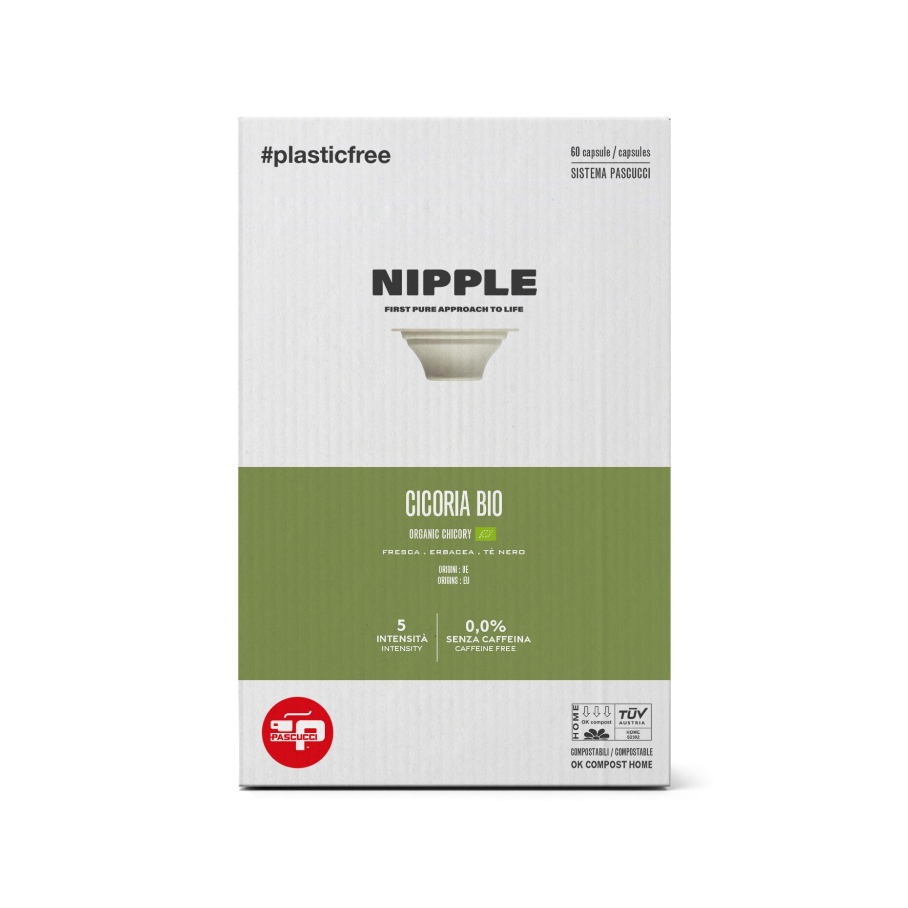 CICOARE ORGANICA BIO 0.0 ÎN CAPSULA NIPPLE (60 BUC) – Costul unei capsule este 1.82 lei