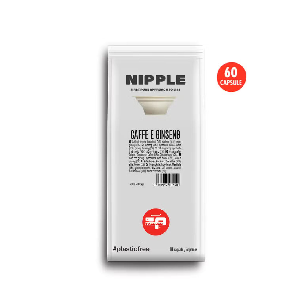 CAFEA & GINSENG 2.1  ÎN CAPSULA NIPPLE (60 BUC) – Costul unei capsule este 2.24 lei