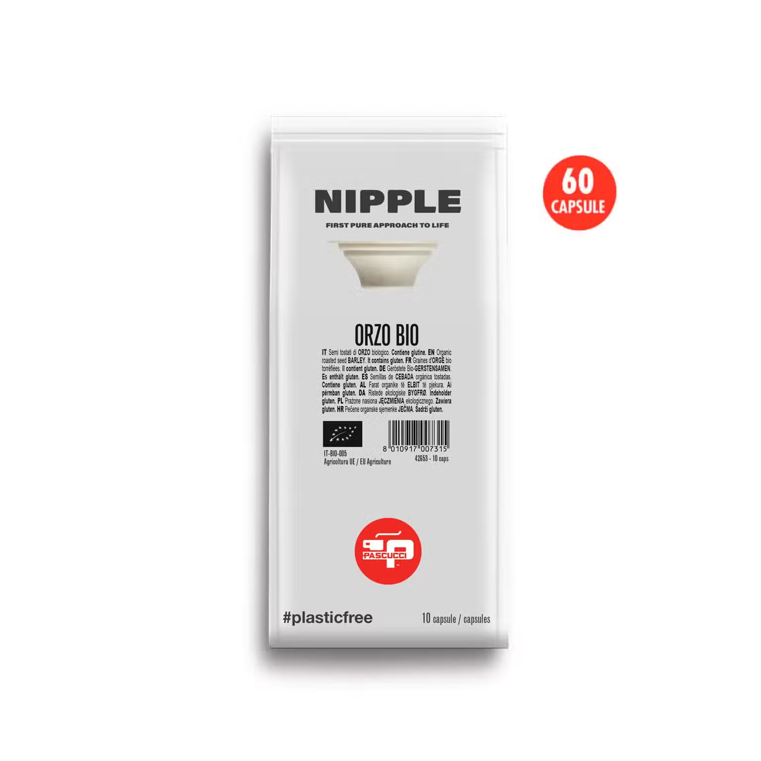 ORZ ORGANIC BIO 0.0 ÎN CAPSULA NIPPLE (60 BUC) – Costul unei capsule este 1.82 lei